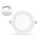 Downlight LED Redondo 222mm Blanco 20W, Corte 190mm. para Techos Lamas